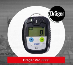 เครื่องตรวจจับก๊าซเดี่ยว Drager Pac 6500 รุ่นใหม่ ของแท้ ตรวจจับ H2S CO O2 SO2 แบบพกพาสำหรับอุตสาหกรรม มาตรฐาน IP68 ไม่ต้องบำรุงรักษา - Product Image 5