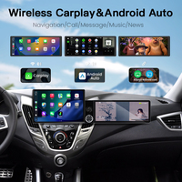 Pantalla Foforfor de 13.1"+12.3" para Hyundai Veloster 2011-2017, Carplay Inalámbrico, Android 15, Radio para Auto, Estéreo, GPS, DSP, 4G, 360, OEM