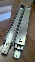 Glissières à fermeture amortie à roulement à billes en gros, amortissement hydraulique, métal, 45 mm, capacité de charge de 21 à 30 kg, pour l'extérieur, la chambre à coucher, la salle à manger, la maison