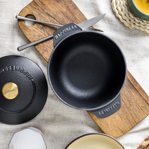 <span class=keywords><strong>Promotion</strong></span> du bonheur Pot à soupe <span class=keywords><strong>en</strong></span> <span class=keywords><strong>fonte</strong></span> multifonction, fait-tout, antiadhésif, OEM, couleur personnalisée - Product Image 3