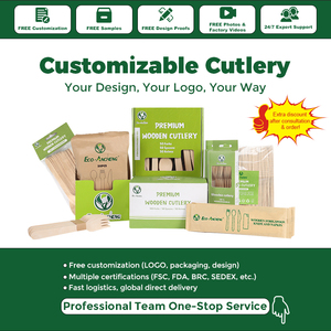 Posate Monouso <span class=keywords><strong>in</strong></span> Bambù Ecologiche, Degradabili e Compostabili, Pesanti, Coltello Forchetta Cucchiaio <span class=keywords><strong>in</strong></span> <span class=keywords><strong>Vendita</strong></span> - Product Image 6