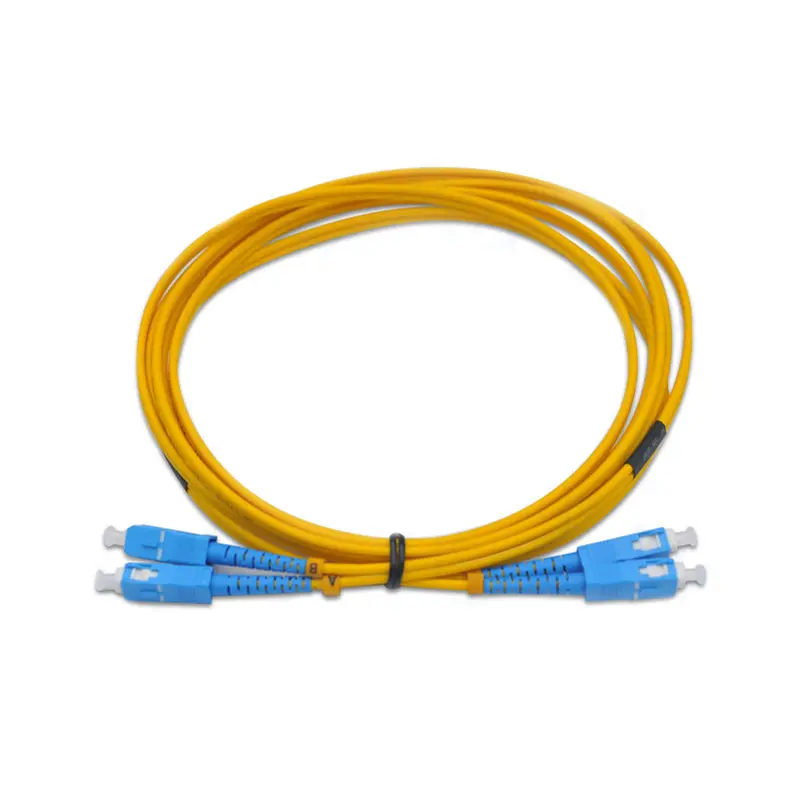 Equipamento de fibra óptica de alta qualidade SC-FC cabo de fibra óptica de fibra simples de modo único