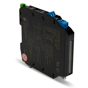 ตัวแปลงไฟฟ้าแบบติดตั้งบนราง DIN DC24V อินพุตแบบอนาล็อก 1 ช่อง  เอาต์พุต 1 ช่อง 4-20mA ตัวแยกสัญญาณ Modbus IP67 สำหรับอุตสาหกรรม รุ่น VAC-TESU12-B5-V1 - Product Image 2