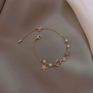 Vendita calda Trending alla moda braccialetti di perline di lusso stile Boho braccialetti di perle di pietra gioielli carini per ragazze - Product Image 1