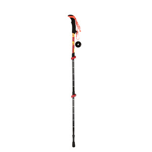 Carbon Fiber Trekking Poles Adjustable Length 3 Section Rubber Tip Hiking Outdoor Walking Sticks - Product Image 1