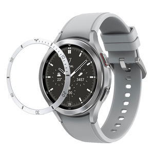 Pour Samsung Watch 6 43mm 47mm boîtier en métal cadre en acier inoxydable lunette de protection couverture pour <span class=keywords><strong>galaxy</strong></span> Watch 5 6 40mm 44mm lunette anneau - Product Image 6