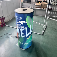 Station de recharge portable pliable en aluminium pour téléphone, table pop-up avec chargeur sans fil, comptoir pour salons professionnels et conférences