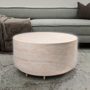 Design moderne personnalisé et table de canapé en béton beige naturel durable pour salle à manger, café ou canapé du Vietnam - Product Image 3