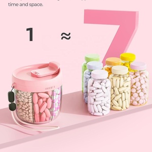 Bouteille en plastique vide rouge de 150 ml pour emballage de capsules de suppléments et de vitamines, personnalisable en gros - Product Image 2