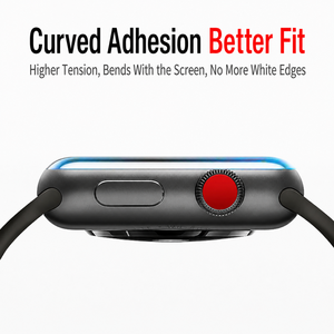 Protector de Pantalla de Hidrogel 3D, Película Transparente HD para Apple Watch 40 41 42 44 45 46 49mm <span class=keywords><strong>Series</strong></span> 3 4 5 6 7 8 9 SE Ultra, con Aplicador - Product Image 5