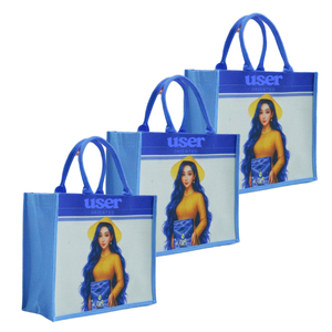 Wholesale Custom Printed logo Eco-Friendly Jute <b>Tote</b> <b>Bags</b> Blank <b>Bridesmaid</b> Gift <b>Bags</b> for Grocery Shopping & Weddings in Vietnam - Product Image 6