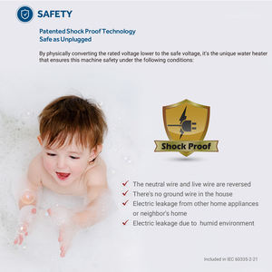 Haier facile à installer contrôle tactile <span class=keywords><strong>pas</strong></span> <span class=keywords><strong>cher</strong></span> écran LED 35l cylindre réservoir stockage chaudière électrique chauffe-eau - Product Image 5