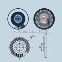 Haut-parleur pour casque XDEC 32 ohms, plusieurs tailles disponibles pour la fabrication d'écouteurs et de casques