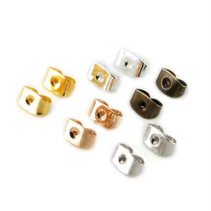 Cierres de metal para pendientes con forma de mariposa, colores variados, para la fabricación de pendientes, accesorios de joyería AC0150 - Product Image 5