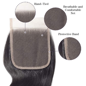 Bestseller: Frontale in pizzo 13x6 in capelli umani vietnamiti, invisibile, effetto pelle, ondulato (Body Wave) - Product Image 3