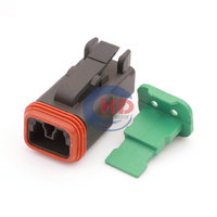 Câble Haidie 2 broches, faisceau de câbles, connecteur automobile, module de navigation GPS, autoradio, instrument, module de radar de recul, prise DT06-2S-CE06