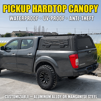 Capot de camionnette en aluminium imperméable, type hardtop, pour Toyota Hilux Navara Np300 Tundra Ford F150 Maverick JAC T9