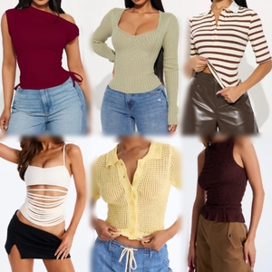 Mode féminine : Stock mixte d'occasion en gros, tendance, multi-styles, assortiment aléatoire en balles, économique, approvisionnement en vrac pour femmes, qualité export - Product Image 5
