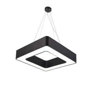 Lampada a Sospensione Industriale Moderna Minimalista in Ferro Battuto LED Quadrata per Ufficio Protezione Occhi Dimmerabile - Product Image 1
