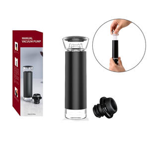 Tapón de vacío manual KVS-22 para botellas de vino, tapa selladora de plástico para preservar la frescura, estilo simple. - Product Image 1