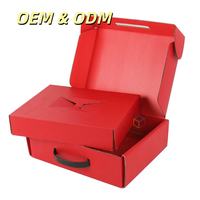 Nueva Caja de Cartón para Envíos con Forma de Avión, Personalizable con Logotipo, Ecológica, Reciclable, Resistente, para Ropa y Zapatos, con Cierre Magnético