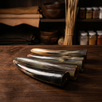 MSEXPORT Meilleur exportateur d'objets artisanaux en corne de bœuf naturelle et biologique, d'articles d'art populaire, de pointes de langue, de boutons et de peignes, polis à la main, sur mesure