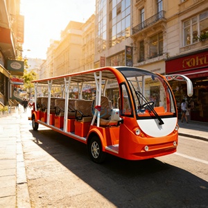 Autobús Eléctrico de Alta Calidad para Turismo, 23 Pasajeros, Ahorro de Energía, Autobús de Transporte Personalizable para Hoteles y Resorts - Product Image 1