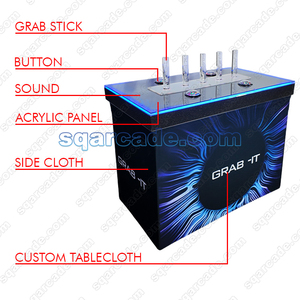 Máquina de Juego de Reacción Carnival Rentals para 2 Jugadores: ¡Atrapa la Barra que se Ilumina! Desafío Visual y Táctil - Product Image 4