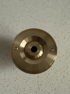 Buse de fontaine à jet en laiton de 1 pouce pour montage au sol, arroseur paysager extérieur de type sec, buse à jet direct à trou unique - Product Image 5
