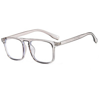Produits les plus vendus à la mode monture carrée en PC lentille AC lunettes anti-lumière bleue de qualité supérieure pour hommes et femmes