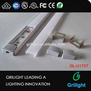 Profil décoratif en aluminium en forme de V ou de U pour bande lumineuse LED, extrusion en aluminium - Product Image 5