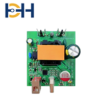 Alimentation électrique AC/DC HD-H HX-6011-AC25W, carte de circuit imprimé PCBA, chargeur mobile rapide USB-C PD, carte de circuit imprimé FR-4, épaisseur de cuivre 1 oz