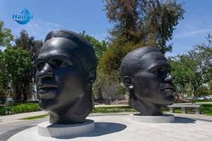 Escultura <span class=keywords><strong>de</strong></span> Bronce Fundido <span class=keywords><strong>de</strong></span> Alta Calidad, Impresión Digital Moderna Personalizable, Busto <span class=keywords><strong>de</strong></span> Cabeza <span class=keywords><strong>de</strong></span> Hombre <span class=keywords><strong>de</strong></span> Tamaño Real - Product Image 3