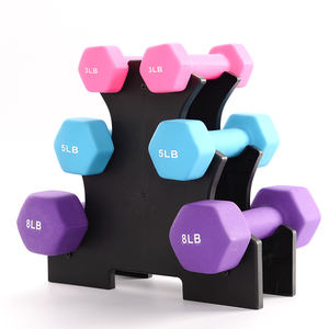 Couverture en caoutchouc vinyle de haute qualité, capacité de 1 <span class=keywords><strong>kg</strong></span>, 2 <span class=keywords><strong>kg</strong></span>, <span class=keywords><strong>5</strong></span> <span class=keywords><strong>kg</strong></span>, en forme d'os hexagonal, dumples en néoprène - Product Image 5