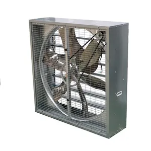 Ventilatore di scarico dell'estrattore di flusso assiale centrifugo fissato al muro industriale di ventilazione del pollame del magazzino