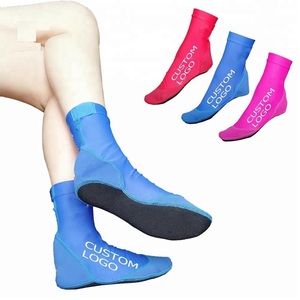 Chaussettes de sport aquatiques d'été pour équipe, vente chaude, logo personnalisé, semelle épaisse en néoprène respirant, chaussettes de tennis de plage - Product Image 1
