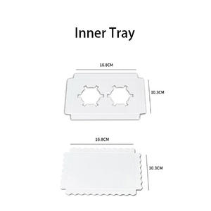 Boîte à pâtisserie festive à main avec fenêtre transparente et boîte cadeau pour la pâtisserie, les desserts et l'emballage des <span class=keywords><strong>pommes</strong></span> de Noël - Product Image 5