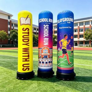 Durable Anti-Fade Luminous Air Pillar Custom for Show Corporate Launch Birthday Party Advertising Inflatable LED air Pillar - Product Image 1