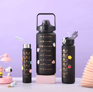 <span class=keywords><strong>Precio</strong></span> al por mayor 3 en 1 botella de bebida de plástico deportiva con soporte para teléfono para agua, bebidas energéticas, whisky para la escuela - Product Image 3