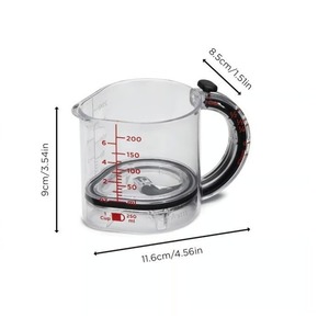 Tasse à <span class=keywords><strong>mesurer</strong></span> multifonctionnelle quatre en un pour un nettoyage facile, adaptée à la maison, tasse à <span class=keywords><strong>mesurer</strong></span> réglable - Product Image 1