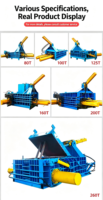 Presse à balles pour métaux usagés, compacteur de copeaux de fonte, machine de pressage de ferraille, prix