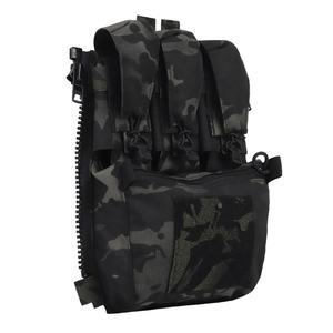 Multi-functional Back Panel Banger Zipper on Pouch <b>Tactical</b> <b>Vest</b> Black Panel Molle System <b>Tactical</b> Pouch Magazine Sundries Bag - Product Image 2