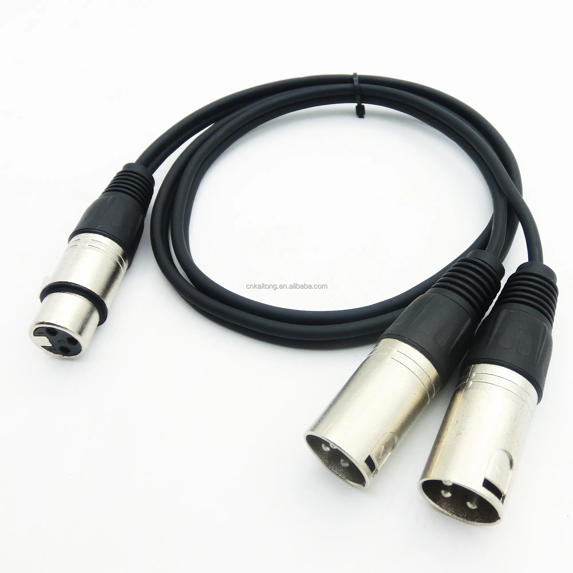 Manufacturer Y xlr Cable Cords Splitter Cable Turnaround DMX Mixing Board mic audio cable 3 Pin Female to Dual 3 Pin Male XLR