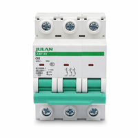 Interruptor Automático en Miniatura JLB7-80 1P 2P 3P 4P 6A-63A 230/400V 6kA Riel DIN AC MCB IEC60898-1 Protección Contra Sobrecarga y Cortocircuito