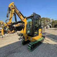 Mini-excavatrice sur chenilles d'occasion de haute qualité, fabriquée au Japon, Cat 302 303 304, pour usage agricole, mini-excavatrice compacte avec pince