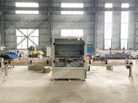 Machine de remplissage automatique pneumatique anti-corrosion à gravité pour liquides chimiques, à engrenages/moteur, haute capacité, pour eau de Javel