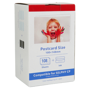 Papier photo brillant compatible PUTY en gros, feuilles de papier brillant Kp108 4x6 pouces pour <span class=keywords><strong>Selphy</strong></span> Cp1300 1200 1000 - Product Image 4
