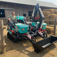 Ventes directes usine 2026 : Mini tracteur chenillé 50 CV pour vergers et zones rurales – Économe en énergie et multifonctionnel