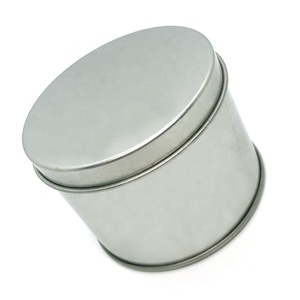 Wholesale Factory Cookie Tea can Watch Candle Silver Tin Box Packaging
