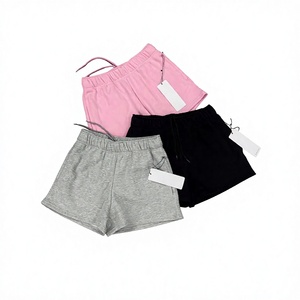 345G Winter Casual Shorts with Fleece for Men Solid 2026 Fashion Custom Logo Front Knee Length Drawstring <b>Mid</b> Waist Breathable - Product Image 2